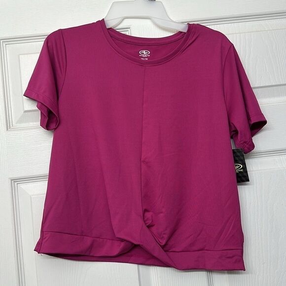 Athletic Works XXL Girls Gym Shirt Purple - Picture 2 of 2